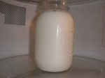 Quart Jar of Milk