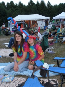 Gwen and Dylan enjoying the festival.